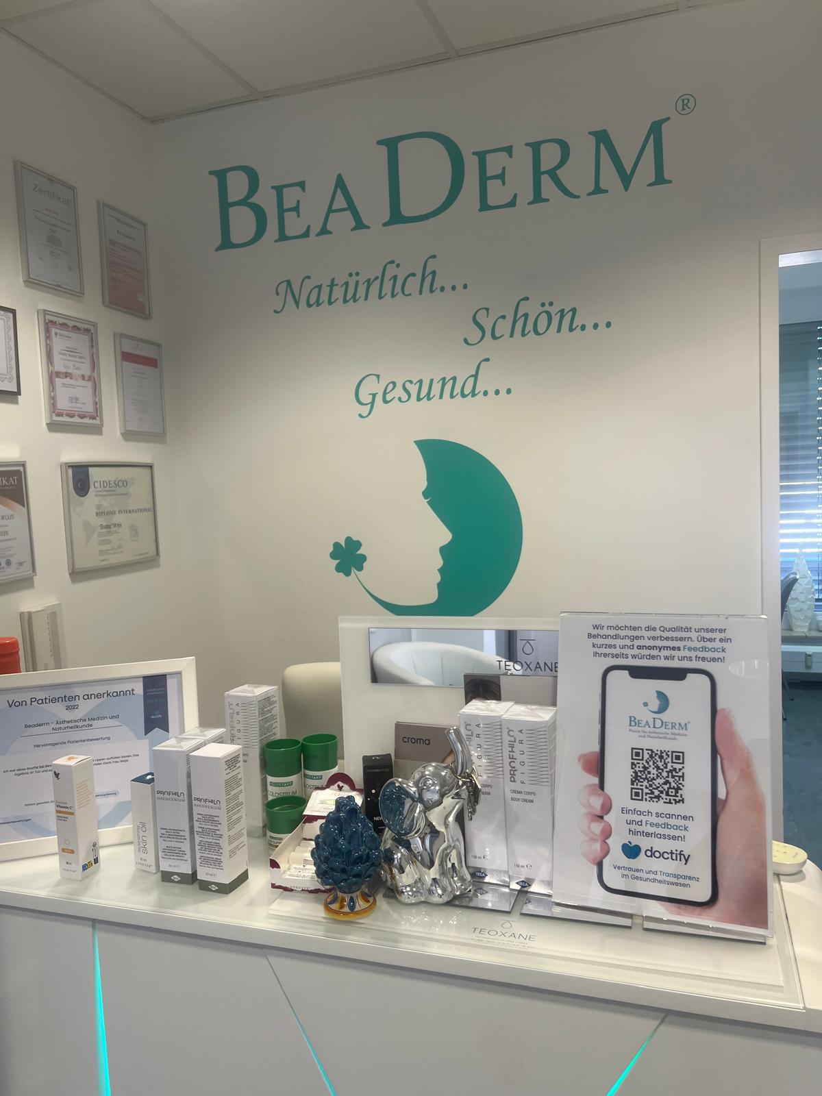 Auszeichnung und Zertifikate in der BeaDerm Praxis